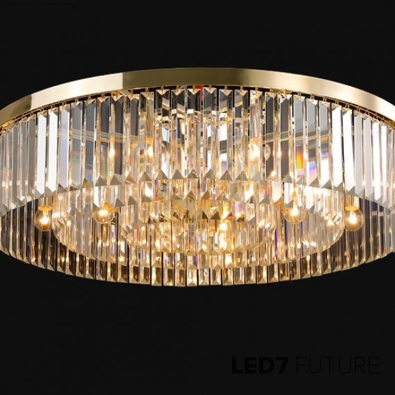 Loft Industry Modern - Top Odeon Shine Gold Chandelier